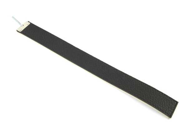 hand strap 355x34mm black upholstered 