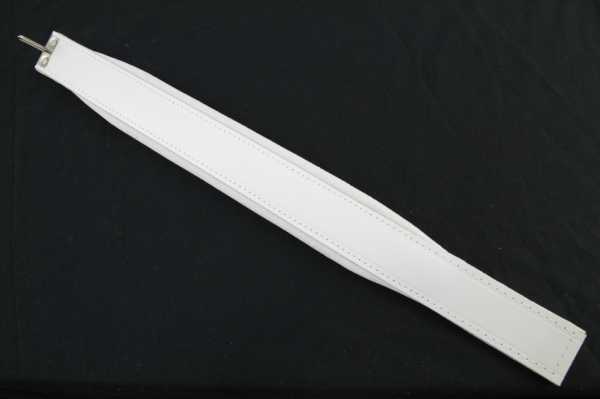 hand strap 540 x50 mm  white upholstered with spindle screw 